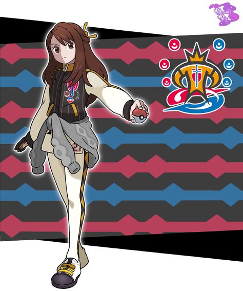 Pokemon Trainer Outfits, Pokemon Gym Leaders, Pokemon Rpg, All Drawings, Pokemon Game Characters, Oc Pokemon, Pokemon Oc, Gym Leaders, Pokemon Funny