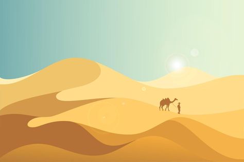 Dunes Illustration, Landscape Illustration, Free Vectors, Sand Dunes, Vector Art, Art Images, Template Design, Vector Free, This Is Us