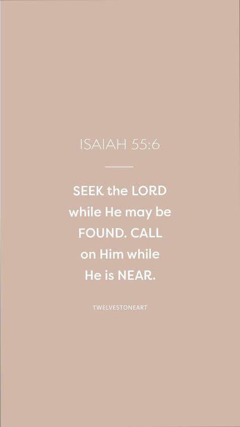 Motivational Scriptures, Isaiah 55, God's Heart, Seek The Lord, Christian Friends, Encouraging Bible Verses, Bible Verse Art, Bible Prayers, Jesus Saves