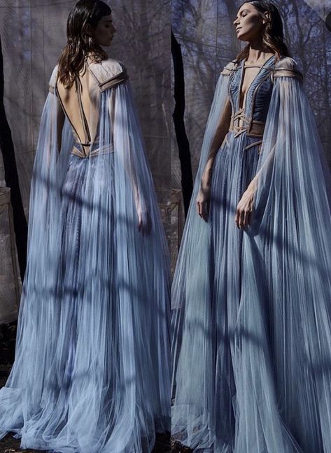 Lexi Fantasy Gown, Ethereal Gown Fairytale, Fantasy Gowns Queens Fairytale, Asgardian Fashion, Asgard Dress, Asgardian Dress, Elvish Dress, Jungkook Ff, Kiera Cass