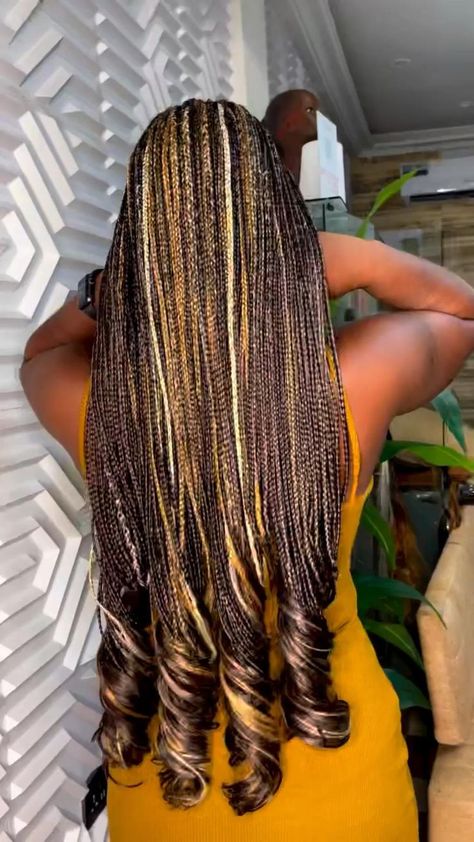 Ghana Braids Cornrows Protective Styles, Pink French Braids, French Curl Box Braids, Spiral Braids, Braids French, French Curl Braids, Curls Braids, Curl Braids, Spiral Braid