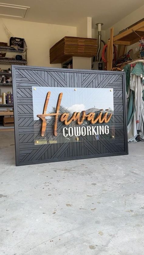 Have you ever been to Hawaii? It looks like the hiking there would be beautifuuuulll! Cnc Signs, Church Interior Design, Wood Art Diy, Name Plate Design, Adobe Photoshop Design, Sign Board Design, House Interior Design Styles, Carved Wood Signs, Laser Cut Wood Crafts