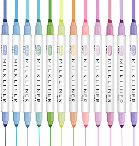 Pastel Highlighters Pens, Erasable Highlighters, Writing & Drawing Instruments, Mildliner Highlighters, Pastel Highlighter, Zebra Mildliner, Highlighter Set, Fine Point Pens, Fineliner Pens