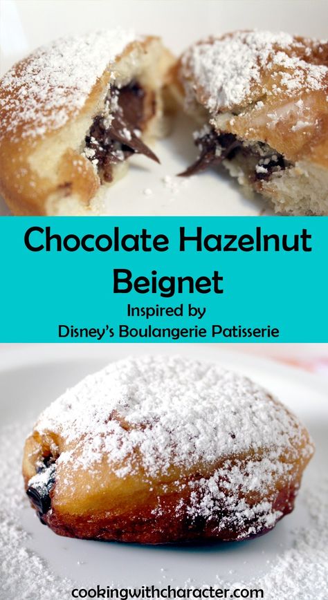 Chocolate Beignets Recipe, Beignet Recipe, Morning Toast, Disney Inspiration, Funnel Cakes, Disney Recipes, Disney Board, Disney Snacks, Foodie Friends