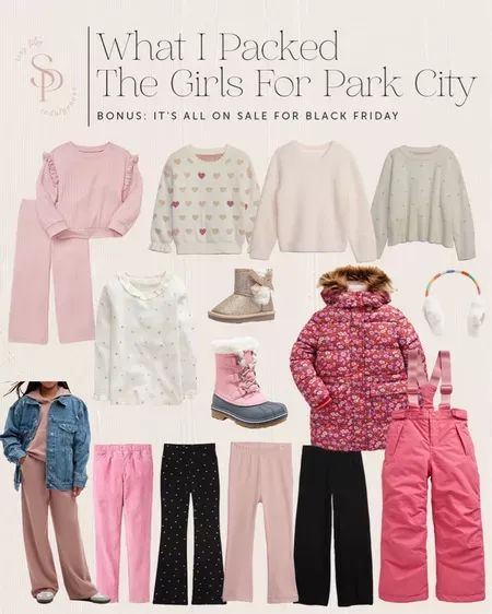 We took the girls to Park City this last weekend and it was the perfect winter get away! I figured I would share with you guys what packed the girls for for our snow trip to give you guys a little inspo for your kiddos. Click here to shop and see more outfit inspo from our Park City trip! | snow, winter fashion, winter clothes, kids clothes, kid outfits, daughter