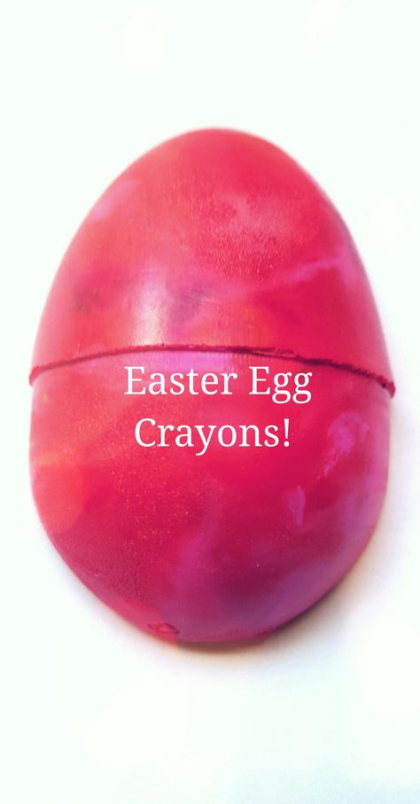 Easter Egg Crayons : 6 Steps (with Pictures) - Instructables Crayon Molds, Diy Crayons, How To Make Eggs, Simply Filling, Plastic Eggs, Plastic Spoons, Coloring Easter Eggs, Easter Colors, Kids Activities