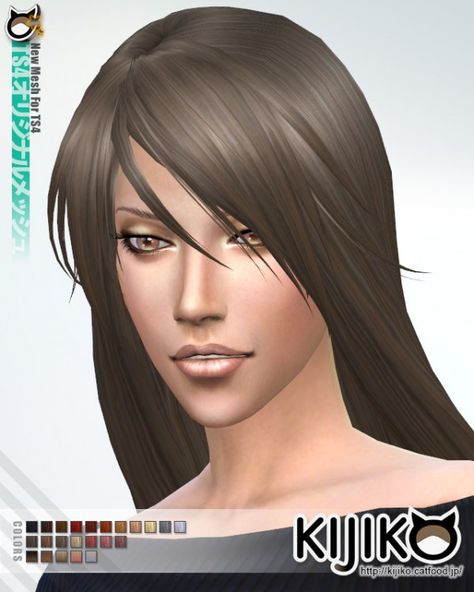 Pin Straight Hair, Straight Hairstyle, Long Hair Images, Sims 4 Cc Shoes, Sims 4 Cc Makeup, Sims 4 Cc Skin, Sims 4 Body Mods, Sims 4 Update, Sims Hair