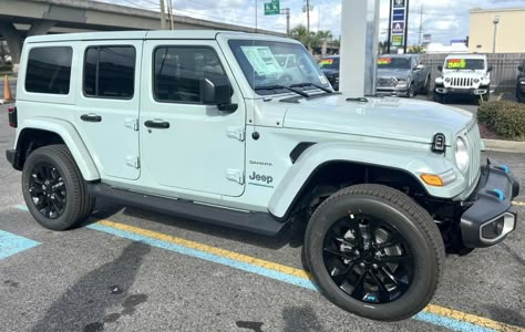 Jeep Wrangler Earl Gray, Earl Jeep Wrangler, Keep Wrangler, White Jeep Wrangler, Black Jeep Wrangler, 4 Door Jeep Wrangler, Jeep Baby, Hippie Car, Jeep Wrangler Unlimited Sahara