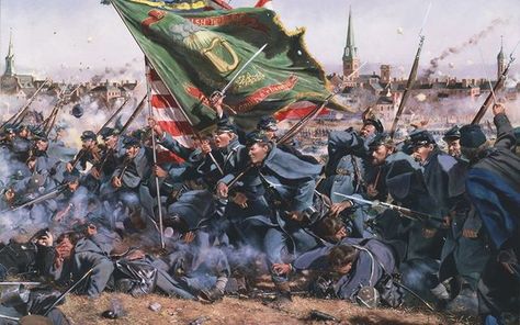 The Irish Pennsylvania Fighting 69th. Gettysburg Address, Battle Of Gettysburg, Union Army, Military Art, The Battle, American History, Pennsylvania, Soldier, History