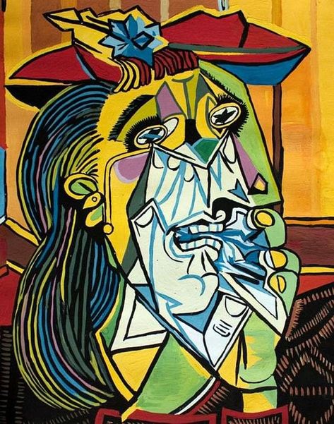 Weeping Woman, Pablo Picasso, Paintings