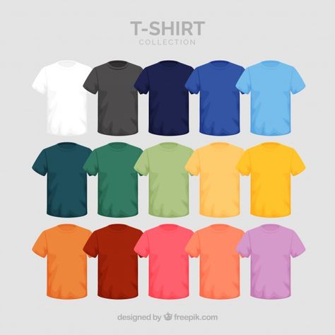 T Shirt Colors Palette, Tshirt Colors Palette, T Shirt Colors Ideas, Pre Promo, Pastel Color Shirts, Blank Clothing, Vector Clothes, The Cheetah Girls, Clothing Templates