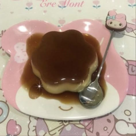 Japanese Pudding, Food O, Think Food, Kawaii Food, Kawaii Aesthetic, Cute Desserts, Pretty Food, Flan, Om Nom