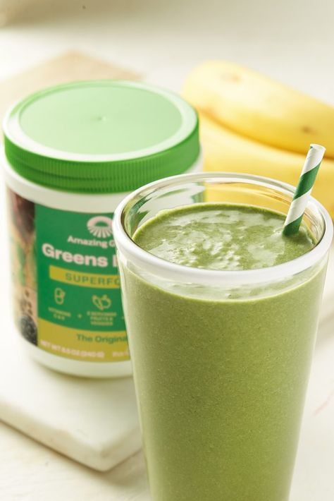 Green Powder Drink, Green Powder Smoothie, Amazing Grass Green Superfood, Energy Smoothie Recipes, Beet Root Powder, Green Superfood Powder, Super Greens Powder, Greens Powder, Energy Smoothies