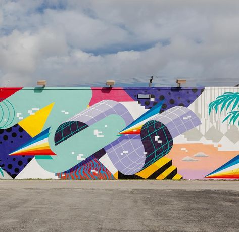 13 of the Best Cities for Spotting Street Art | Miami | Photo: Wynwood Murals Miami Street Art, Garden Mural, Mall Decor, Street Wall Art, Urban Street Art, Mural Ideas, Murals Street Art, Miami Art, Park Art