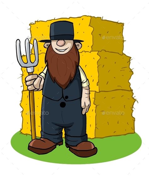 Amish Men, Cartoon People, Vector Character, Amish Country, Cartoon Images, Bart Simpson, Cartoon Characters, Abstract Art Painting, Abstract Art