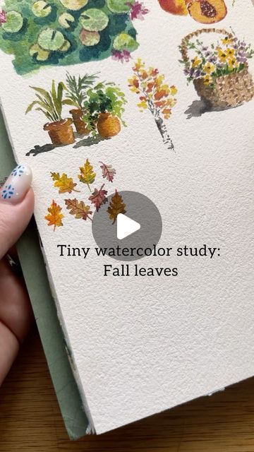 Primary Palette, Tis Autumn, Watercolor Bedding, Dyi Art, Paintings Tutorials, Learn Watercolor Painting, Art Hacks, Urban Sketches, Watercolor Video