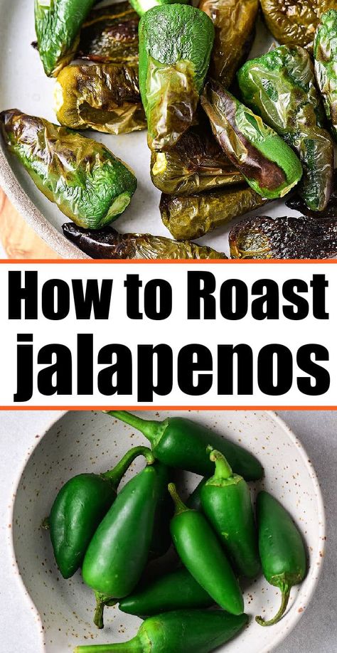 Dried Jalapenos In Oven, How To Roast Jalapenos, Whole Jalapeno Recipes, Grilled Jalepeno Recipes, How To Cook Jalapenos, Tomato And Jalapeno Recipe, How To Roast Jalapenos In Oven, Roasting Jalapenos In The Oven, Roasted Jalapeno In The Oven