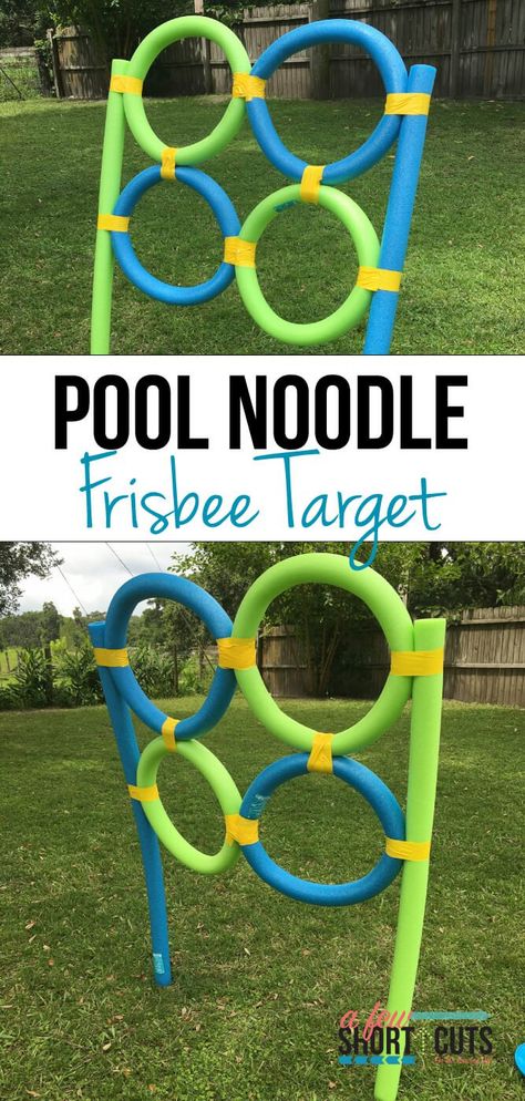 When Summer rolls around there is one thing that I stock up on….Pool Noodles. I swear there ar ... Backyard Games Kids, Fall Carnival, Carnival Ideas, Outside Games, Olympic Party, Toddler Ideas, Giant Games, Outdoor Games For Kids, Pool Noodle