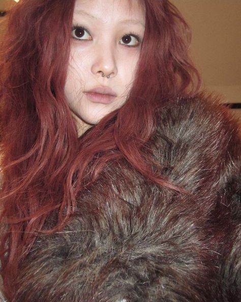 redhead asian girl Redhead Asian, Lus Hair, Hair Things, Image Swag, Ethereal Makeup, Hair Inspo Color, Dream Hair, 가을 패션, Cute Makeup