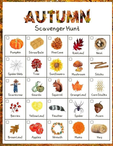 Fall Games For Kids Harvest Festivals, Autumn Scavenger Hunt, Fall Preschool Activities, Corn Stalks, Fall Games, Fall Preschool, Games For Teens, Games For Toddlers, Preschool Games