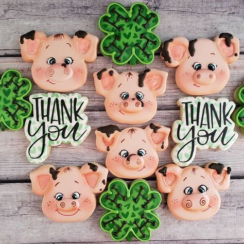 Sugar Ranch Cookies & Cakes (@sugarranchbakeshop) • Instagram photos and videos Ranch Cookies, Thank You Cookies, Themed Cookies, Animal Cookies, Iced Cookies, Cookie Designs, Cookie Cake, Decorated Cookies, No Bake Cookies