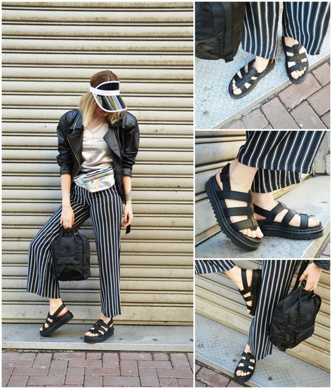 #drmartens #docmartens #martens #yelena #sandals #leather #outfit Yelena Outfit, Dr Martins Outfits Women, Dr Martin Outfits Women, Dr Marten Sandals Outfit, Dr Martins Outfits, Dr Martens Voss Ii, Dr Martens Nartilla, Sandal Outfits, Dr Martens Voss