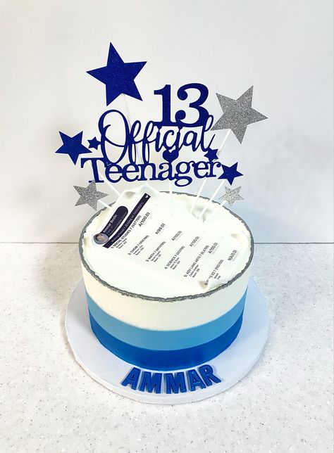 Official Teenager Cake, Birthday Stuff, Birthday Cake, Cake, Birthday