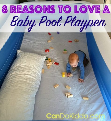 How do you baby proof a house with an open-floor plan? How can you keep  your crawling, active baby safe and contained? Now that our little one is  "on the move" our baby pool playpen is our daily lifesaver. Baby Play Areas, Baby Proof, Play Pen, Baby Playpen, Baby Pool, Baby Painting, Crawling Baby, Baby Proofing, Baby Diy