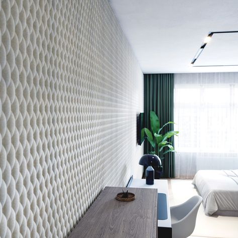 Emboss acoustic wall panels by Zintra Acoustic Johnson Tiles, Acoustic Panel, Acoustic Solutions, Acoustic Wall Panels, Bathroom Units, Acoustic Wall, Linear Pattern, Paint Brands, Pillow Texture