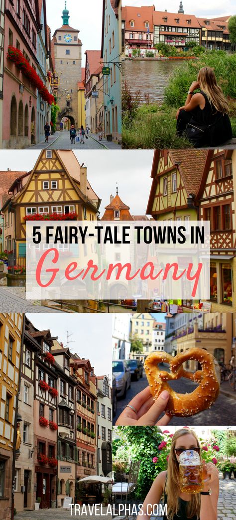 Are you traveling to Germany soon? Looking for some Germany travel inspiration and tips? Here are five of the most picturesque, fairy-tale towns in Germany. These towns will absolutely be a highlight of your trip to Europe. Wondering which towns are pictured here? Regensburg and Rothenburg ob der Tauber are two of them. Click through to find out the other three quaint towns we visited in Germany on our Viking River Cruise. Hack Fashion, Traveling To Germany, Viking Cruises Rivers, Germany Trip, Rothenburg Ob Der Tauber, Voyage Europe, Trip To Europe, European Vacation, River Cruise