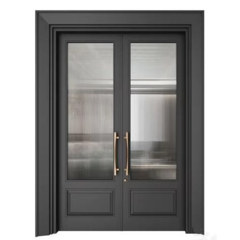 Modern French Style Reeded Glass Double Door Glass French Door - Buy French Glass Doors french Door exterior Wood Door Product on Alibaba.com French Door Exterior, Double Door Glass, Exterior Wood Door, Cheap French Doors, French Glass Doors, Modern French Style, Steel French Doors, Sliding French Doors, Door Exterior