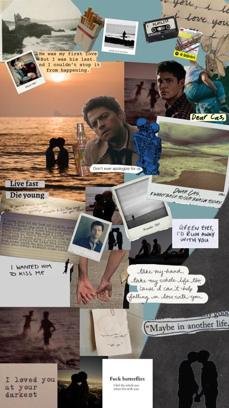 Destiel | Twist and Shout #destiel #supernatural Twist And Shout Destiel, Destiel Twist And Shout, Twist And Shout, Misha Collins, Destiel, Create Collage, Creative Play, Your Aesthetic, Connect With People