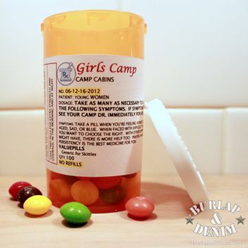 Value Pills for YW Girls Camp and other great camp ideas. Pillow Treats, Sister Ideas, Lds Girls Camp, Girls Camp Crafts, Secret Sister Gifts, Secret Sister, Girl Scout Camping, Retreat Ideas, Youth Camp