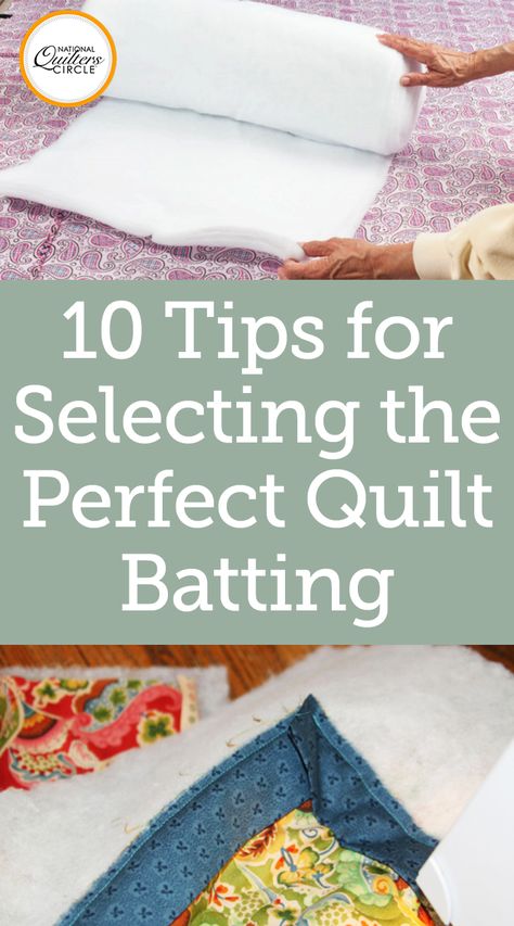 High Loft Quilt Batting, Using Fleece As Batting, Quilt Batting Alternative, Batting For Quilts, Quilting Beginners, Batting Fabric, Making Quilts, History Of Quilting, Quilt Studio