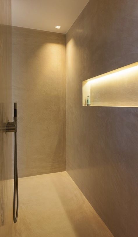 Drømme Bad, Serene Bathroom, Shower Lighting, Shower Niche, Bathroom Design Inspiration, Diy Bathroom Remodel, Small Bathroom Storage, Bathroom Design Luxury, House Bathroom