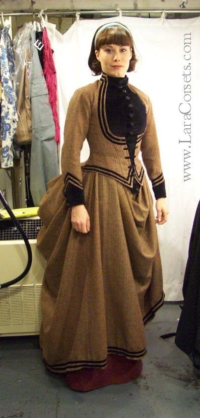 Steampunk Cowgirl, Jane Porter, 1880s Fashion, Bustle Dress, Period Dress, Victorian Costume, Trim Work, 19th Century Fashion, Steampunk Costume