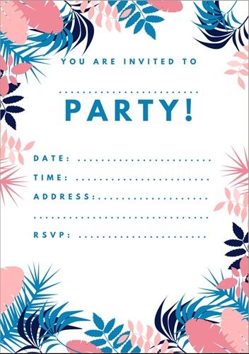 Printable Party Invitations Free, Party Invites Aesthetic, Birthday Card Templates Printable Free, Aesthetic Birthday Invitation Template, Birthday Questions, Birthday Card Invitation, Party Invitations Templates, Free Party Invitations, Printable Party Invitations