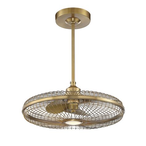 Savoy House Wetherby Warm Brass One Light Fan D Lier 29 Fd 122 322 | Bellacor Cage Ceiling Fan, Ceiling Fan Makeover, Caged Ceiling Fan, Savoy House Lighting, 3 Blade Ceiling Fan, Savoy House, Led Ceiling Fan, Ceiling Fan With Remote, Simple Lighting