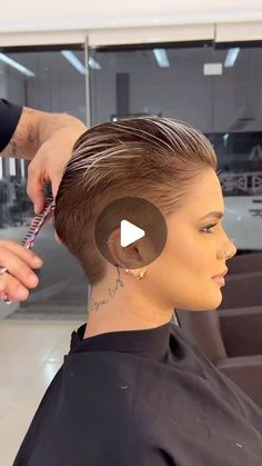 Shaven Head Woman, Undercut Brown Hair, Short Hairstyles For Party Night, New Pixie Cuts For 2024, Undercut Curly Hair Woman, Ladies Cut Short Hair African, Brown Hair Pixie Haircut, Female Undercut Short Hair, Katy Perry Hair Short