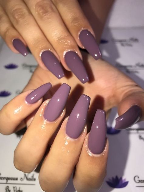 Ballerina Nails Shape, French Pedicure, Inspiration Nails, Purple Nail Art, Gel Nail Art Designs, Purple Nail Polish, Purple Nail, Coffin Shape Nails, Coffin Nails Long