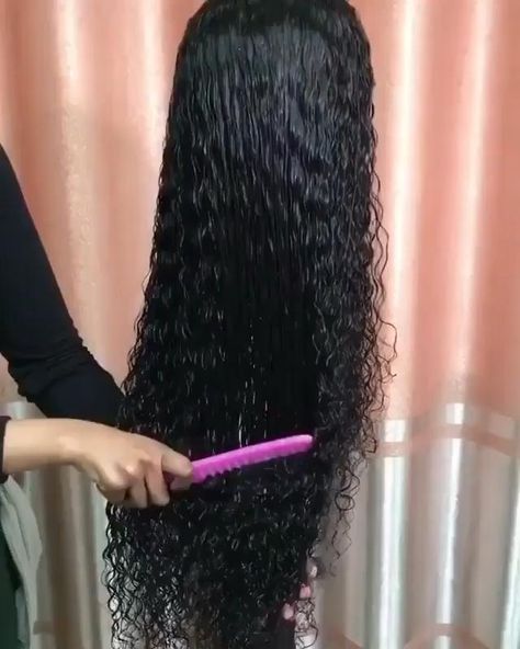 Deep Curly Lace Front Wig, Nails Grunge, Wet And Wavy Hair, 4x4 Lace Closure Wig, Blonde Dye, Deep Wave Wig, Lace Fronts, Curly Lace Front Wigs, Deep Curly