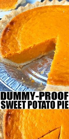 Easy Sweet Potato Pie, Sweet Potato Pie Recipe Easy, Baking Thanksgiving, Crustless Pie, Homemade Sweet Potato Pie, Sweet Potato Pie Southern, Canning Sweet Potatoes, Cheesecake Oreo, Sweet Potato Pies Recipes