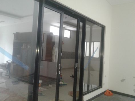 ⏩pintu geser⤵ | Gee One Decoration | 081281140189 – 087878535337 One Decoration, Aluminium Doors, Tangerang, Door Frame, Sliding Door, Sliding Doors, Jakarta, Room Divider, Frame