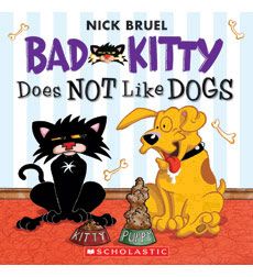 Bad Kitty Book, Popular Picture Books, Cranky Cat, Bad Kitty, Dog Books, Bad Cats, Play Baseball, Cat Party, Party Kit