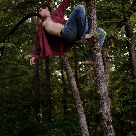 Alex Stoddard, Deep Books, Climbing Trees, I Got The Job, I Declare, Nature Photoshoot, Climb Trees, Tree Swing, Tree Pose