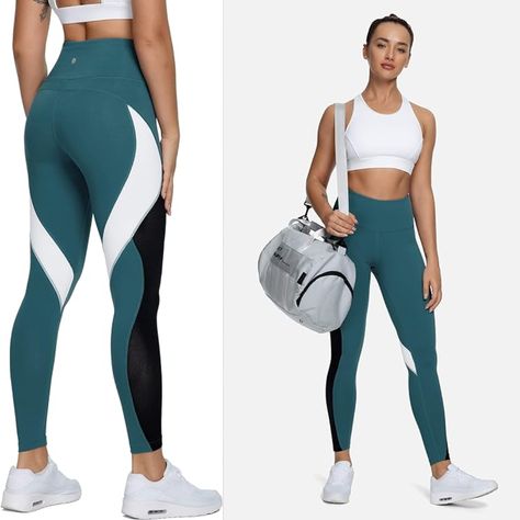 QUEENIEKE Women Yoga Pants Color Blocking Mesh Workout Running Leggings Tights 8030 Amazon Affiliate Women Yoga, Workout Running, Running Leggings, Active Leggings, Pants Color, Yoga Women, Tight Leggings, Pharmacy Gifts, Amazon Affiliate