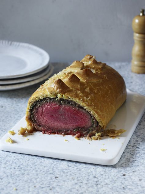 Gluten Free & Dairy Free Beef Wellington | Grace Cheetham Beef Wellington Recipe, Dried Porcini Mushrooms, Beef Fillet, Beef Wellington, Main Meals, Recipes Food, Gluten Free Dairy Free, Christmas Dinner, Recipe Using