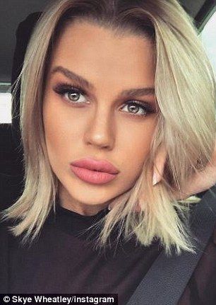 'Did not come out the womb like this!' Skye Wheatley joked about her changing appearance due to plastic surgery, which has left her unrecognisable compared to her younger self Skye Wheatley, Changing Appearance, Younger Self, Nose Job, Lip Fillers, Long Bob, Plastic Surgery, Hair Inspo, Your Skin