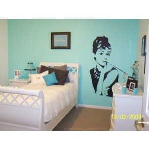 Tiffany bedroom wall Tiffany Blue Rooms, Tiffany Bedroom, Tiffany Room, Blue Room Decor, Teenage Girl Room, Blue Room, My Space, Blue Rooms