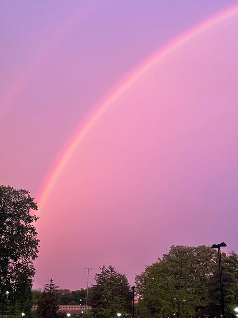 Gorgeous double rainbow captured during a summer sunset! Pin: @theamelialawlor || #rainbow #summer #sunset #photography #photooftheday #sunsetphotography #pink #aesthetic #background #photo #sky #aestheticedits #aestheticfeed #prettylittlething #summervibes #moments #breathtaking #nature #naturephotography #naturelovers #captured #oneofakind #naturalbeauty Pink Aesthetic Background, Aesthetic Rainbow, Rainbow Sunset, Breathtaking Nature, Rainbow Photography, Flash Photo, Double Rainbow, Aesthetic Background, Background Photo